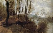 Corot Camille Path on the Rlo china oil painting reproduction